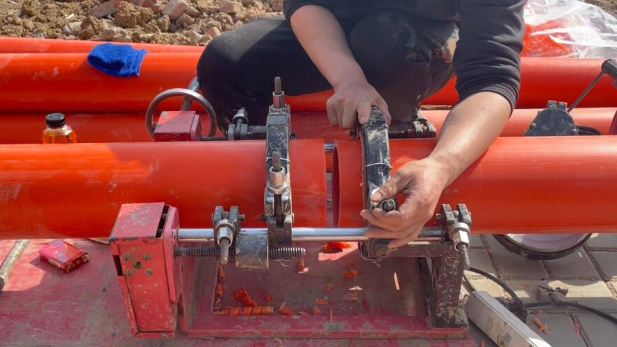 豪家管：MPP電力管熱熔焊接教程（MPP管生產(chǎn)廠家實拍）